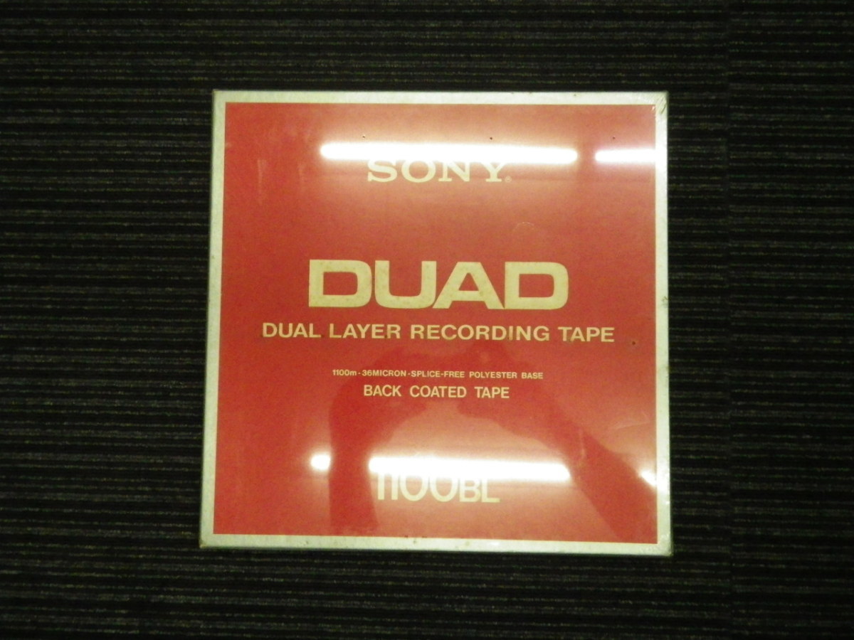 未開封 ソニー SONY DUAL LAYER RECORDING TAPE オープンリールテープ DUAD-11-1100-BL フィルム