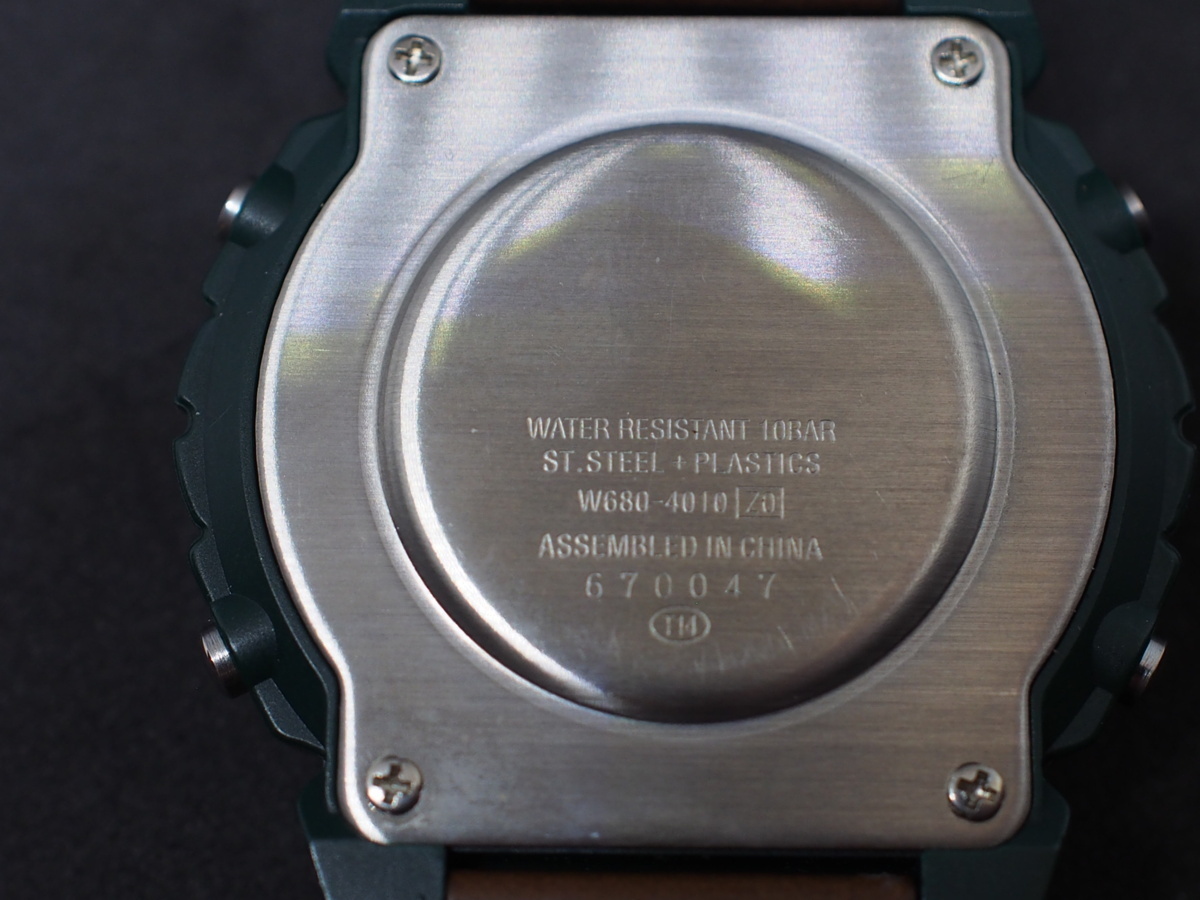 デッドストック セイコー アルバ SEIKO ALBA トレイルマスター オールド デジタル クォーツ 時計 メンズ 型式: W680-4010 管理No.16922