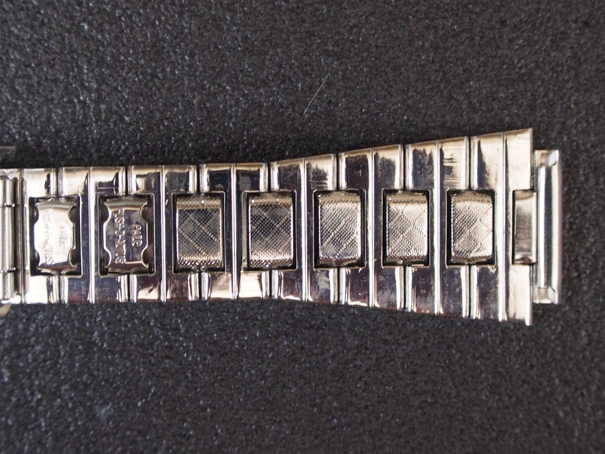  новый товар   неиспользуемый   антиквариат   Omega  Ω OMEGA  часы  лента   мужской  ...  нержавеющая сталь   сетка  ... Seamaster 19mm  контрольный No.9101