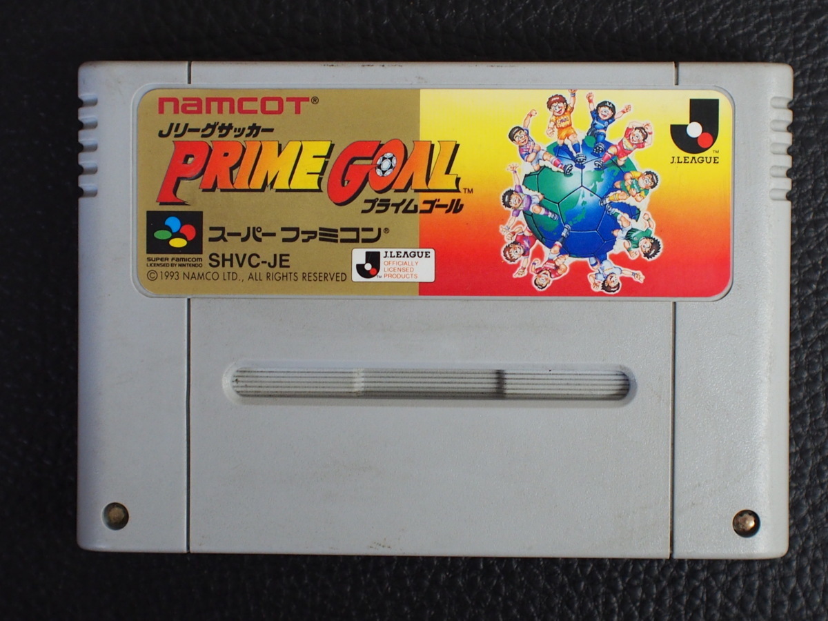  rare nintendo Super Famicom ROM cassette cassette Namco namcot J Lee g soccer prime goal product number : SHVC-JE control No.10442