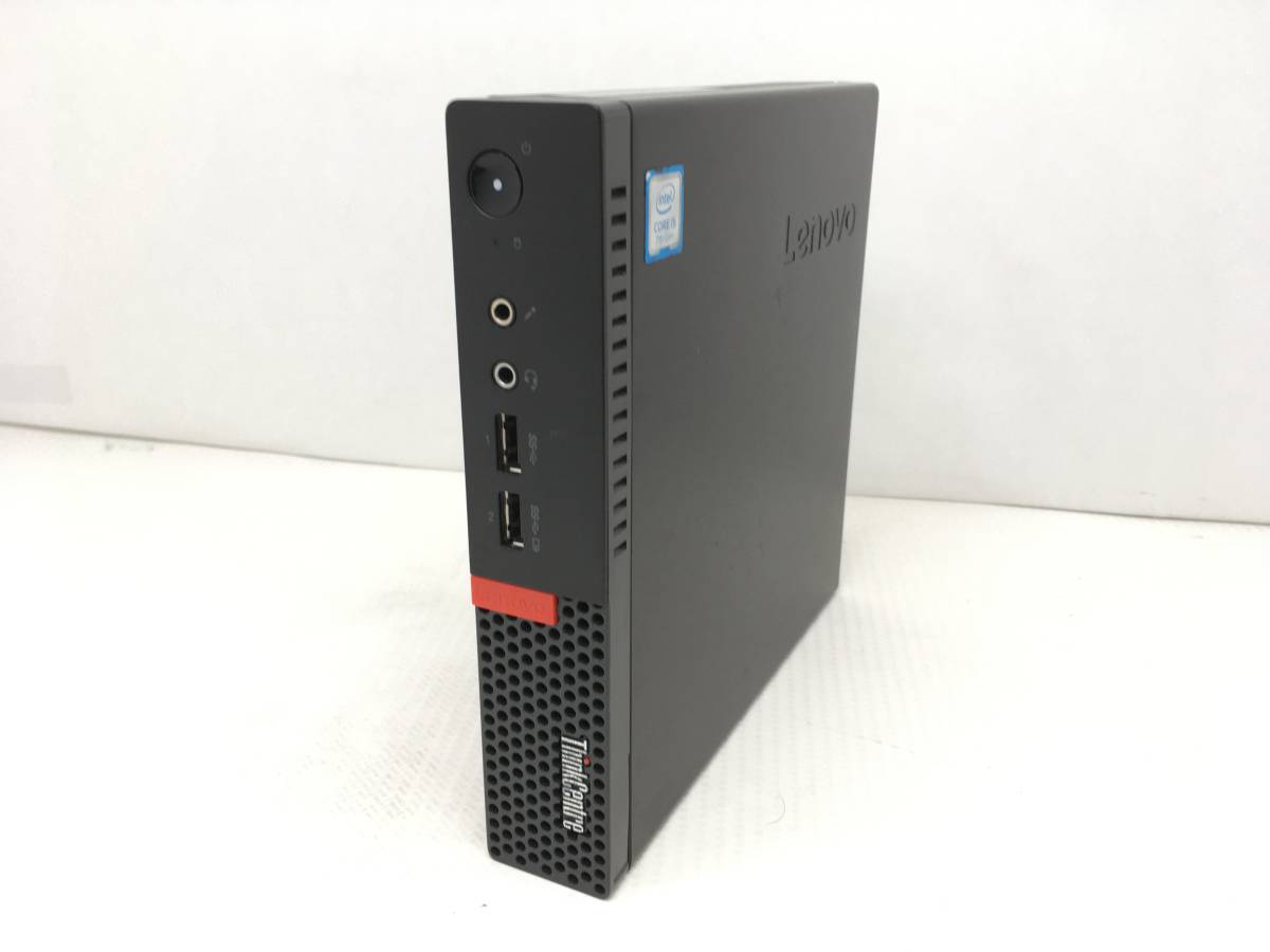 【正規品】 小型デスクトップPC Lenovo ThinkCenter M710q ( Core i5 7400T / メモリ8GB / HDD500GB / Windows10 )　22f15s33 パソコン単体