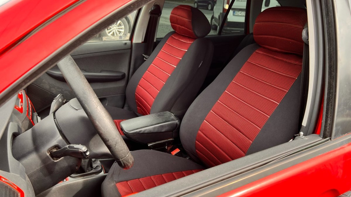 シートカバー グランエース H300系 2席セット 前席 洗濯可能 ポリエステル 被せるだけ トヨタ 選べる3色_画像7