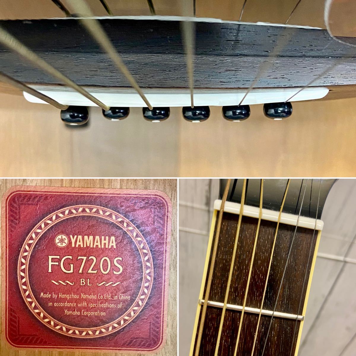 調整済 YAMAHA FG720s ヤマハアコースティックギター|PayPayフリマ