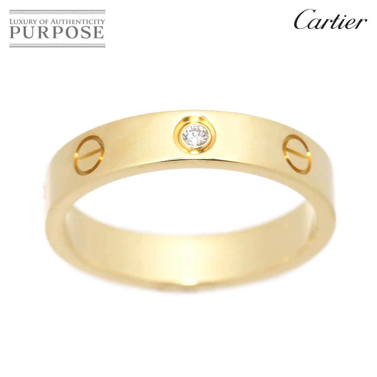 49％割引【最安値】 カルティエ Cartier ミニラブ #55 リング ダイヤ K18 YG イエローゴールド 750 指輪 Love Ring【証明書付き】  90159116 ゴールド ブランドアクセサリー アクセサリー、時計-MIYAKO-RAMEN.AT