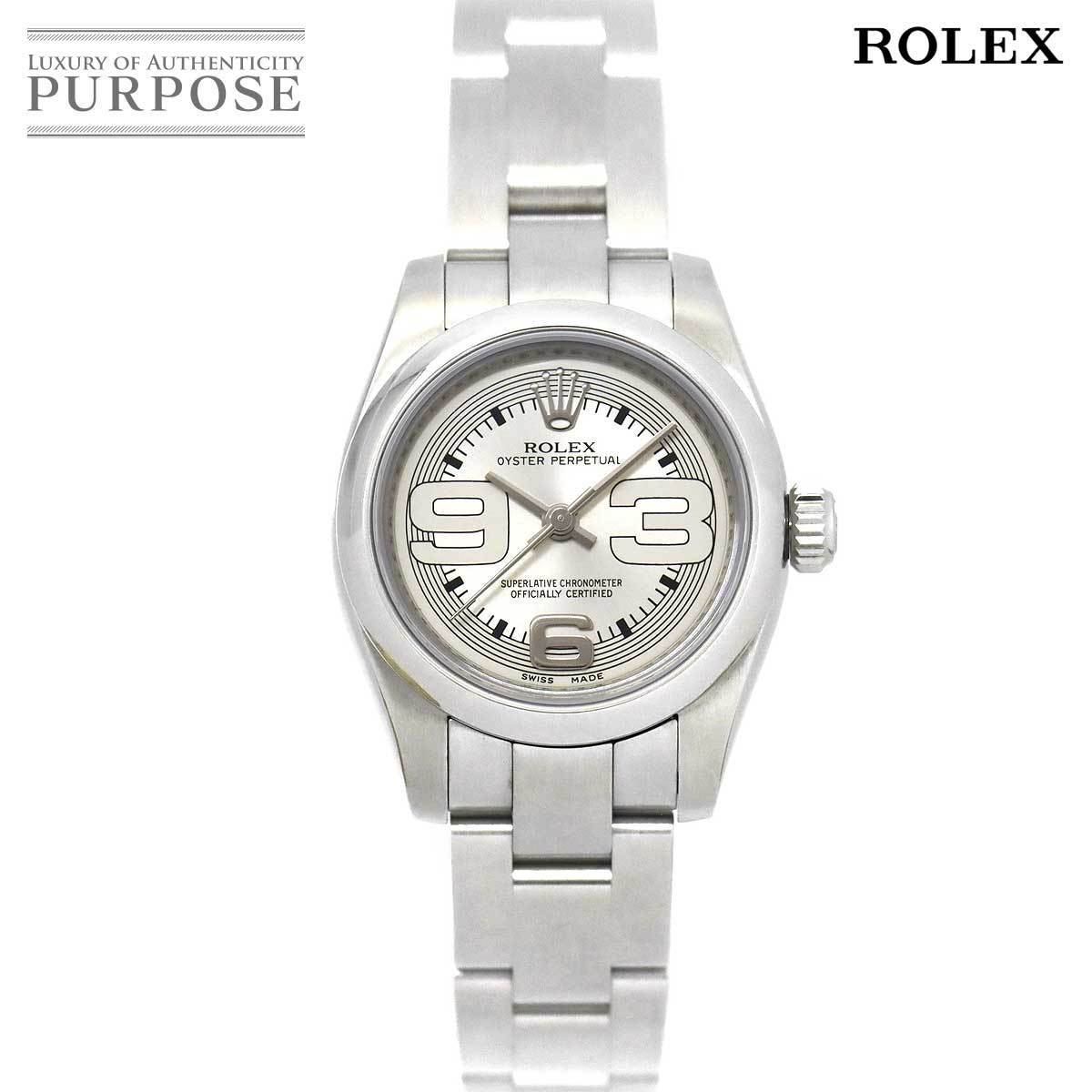 ロレックス ROLEX オイスターパーペチュアル 176200 M番 ルーレット レディース 腕時計 自動巻き Oyster Perpetual 90160983_画像1