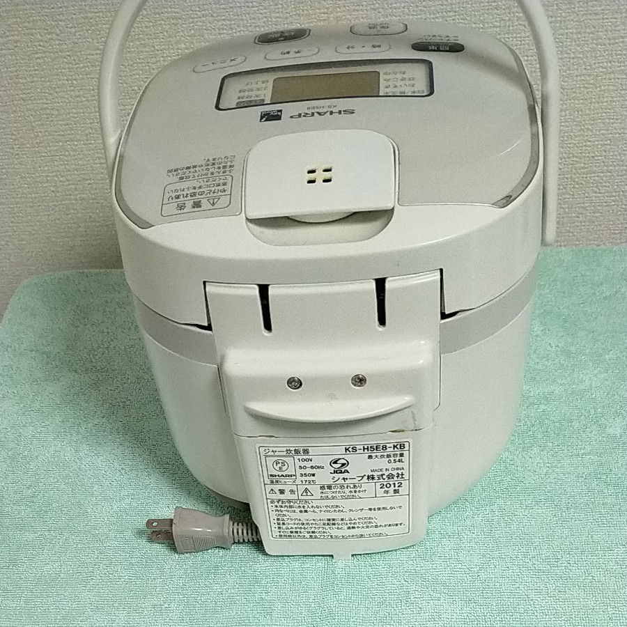 【中古】SHARP ジャー炊飯器 KS- H5E8 12年製 3合炊