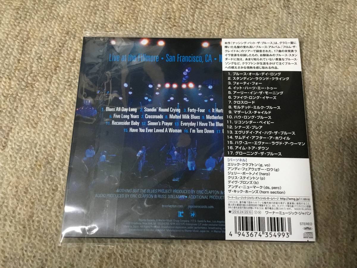 新作 エリック・クラプトン ,ERIC CLAPTON, ナッシング・バット・ザ・ブルース ,NOTHING BUT THE BLUES ,日本盤 _画像2