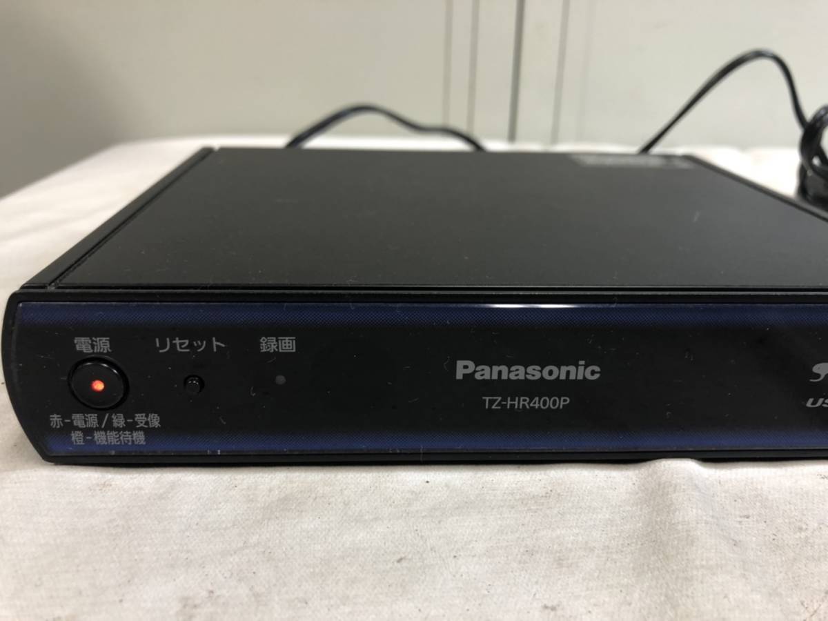 （371）Panasonic スカパー プレミアムサービスチューナー TZ-HR400P リモコン付き_画像4