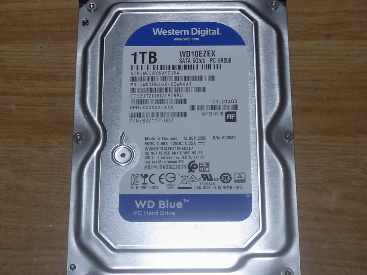 PayPayフリマ|Western Digital製HDD WD10EZEX 1TB SATA600 バルク品 PayPayフリマ|Western Digital製HDD WD10EZEX 1TB SATA600 バルク品