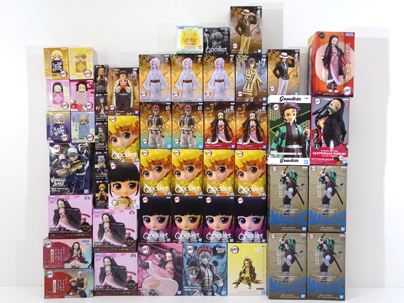 ☆未開封☆鬼滅の刃 プライズフィギュア まとめ売り 大量セット 計50点