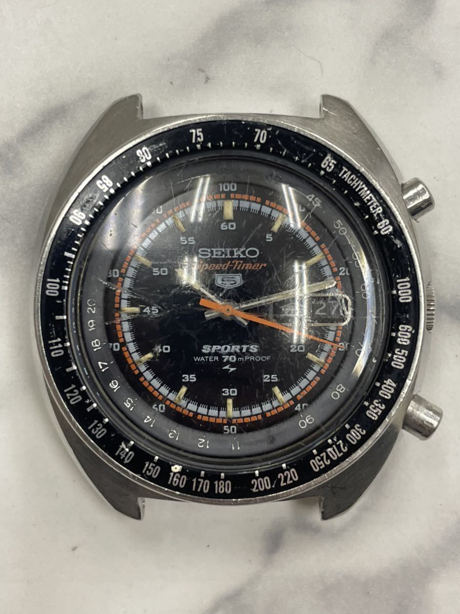 不動品・SEIKO セイコー 5 SPORTS Speed Timer スピードタイマー