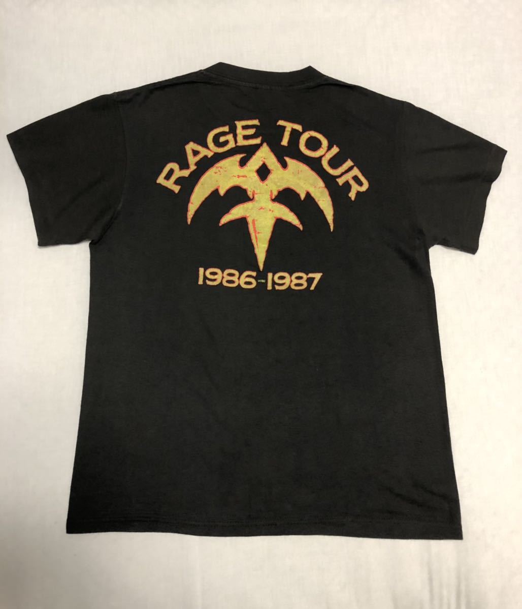適切な価格 ビンテージ クイーンズライク QUEENSRYCHE USA製 80s rage ヴィンテージ 80年代 90s 86年 Tシャツ バンド ロック tシャツ ツアー tour Tシャツ