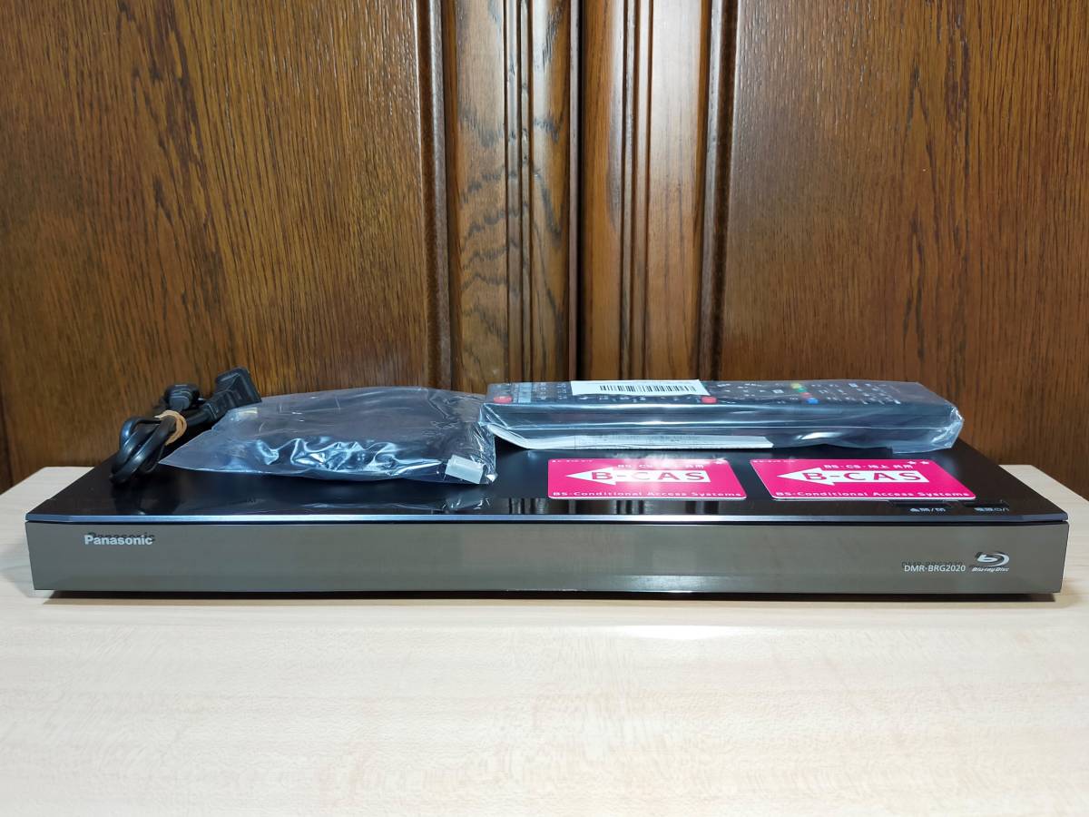 Panasonic DMR-BRG2020/2TB/6チャンネル自動録画可/B-CAS,新品リモコン