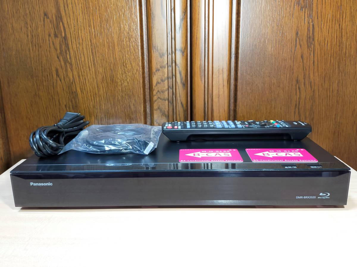 Panasonic DMR-BRX2020/2TB/6チャンネル自動録画可/B-CAS,純正リモコン