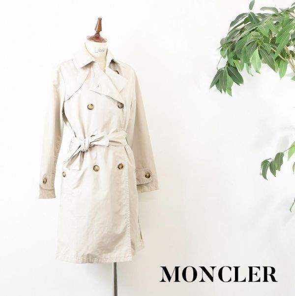 AE0048 高級 MONCLER モンクレール レディース ライト トレンチコート