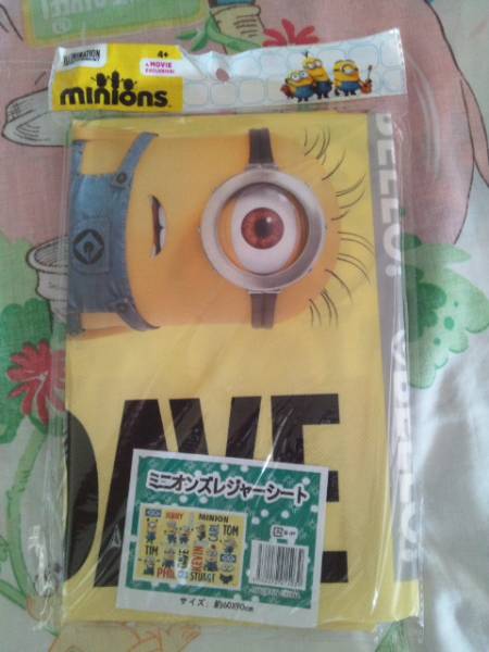 ★即決新品未使用★MINIONS ミニオンズ レジャーシート②_画像2