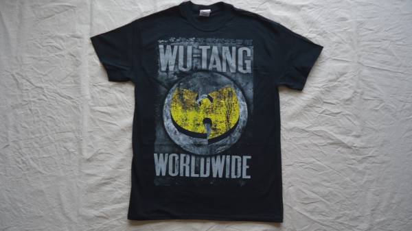 Wu-Tang Clan Worldwide Tee 黒 M %off ウータン・クラン ワールドワイド Tシャツ HIP HOP RAP NYC RZA レターパックライト_画像1