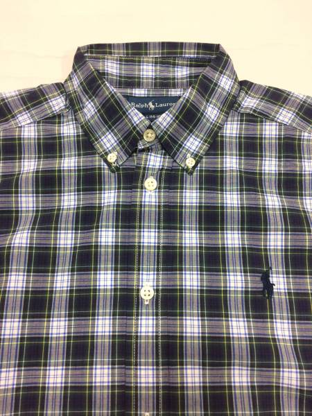  новый товар 8840 boy's L(14-16) размер рубашка с длинным рукавом polo ralph lauren Polo Ralph Lauren проверка 
