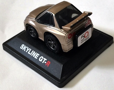 スカイライン50周年記念チョロQ「GT-R(BNR34)」台座付きチョロQ_画像3