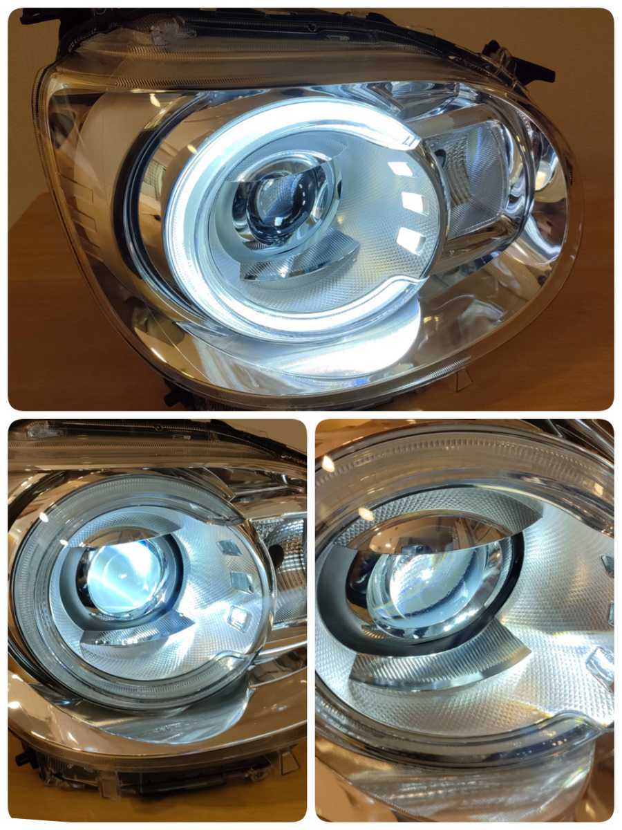 美品)ダイハツ ムーヴキャンバス 純正 LED ヘッドライト 右 LA800S