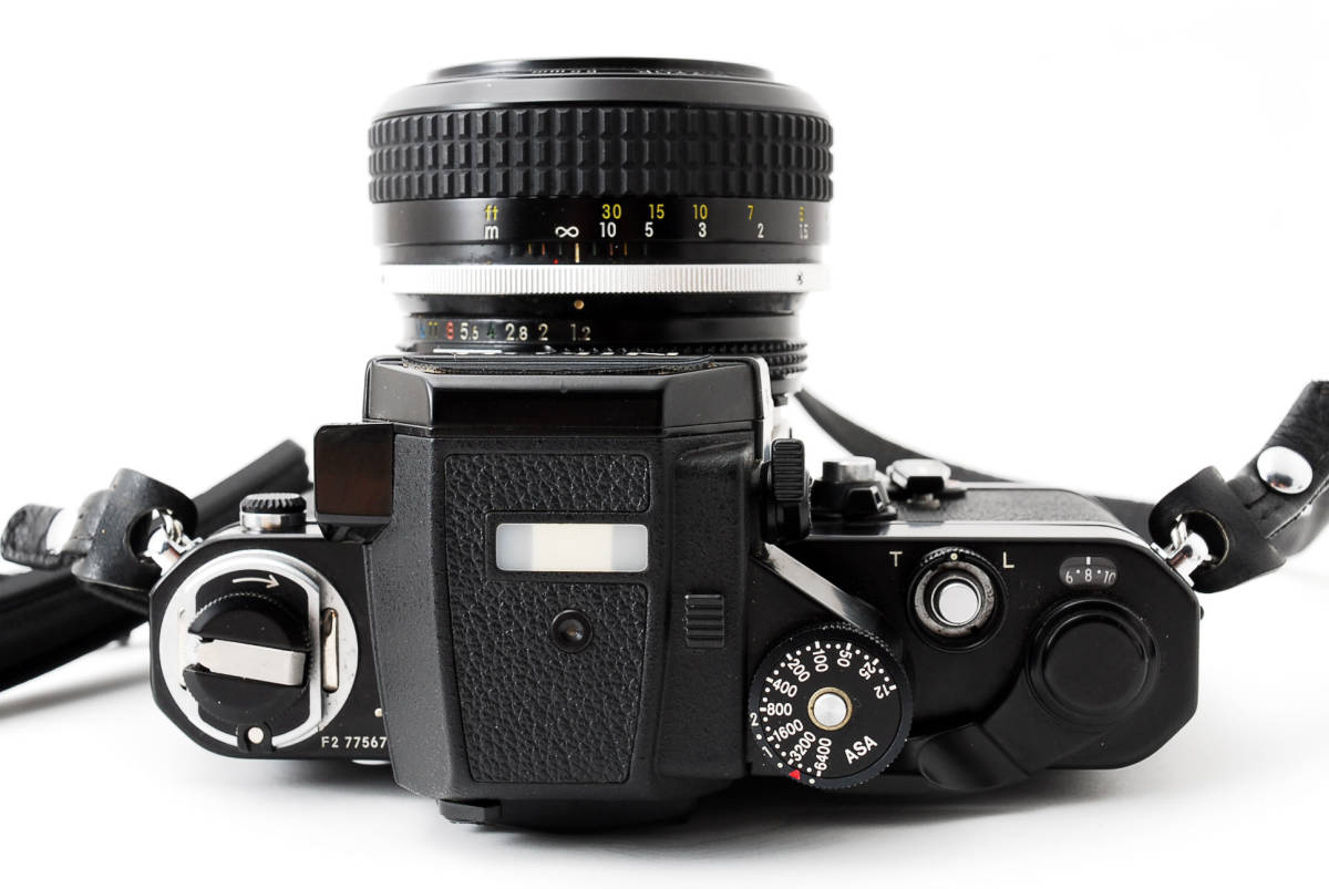 Nikon ニコン F2 AS フォトミック ブラック Photomic Nikkor Ai 55mm F1.2 Lens　色々セット_画像6
