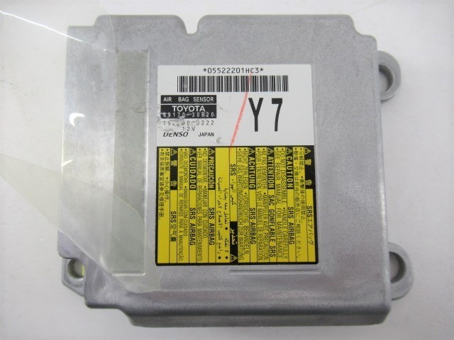  Lexus GS air bag computer CPU 89170-30B20 150300-5222 Y7 (M051304)