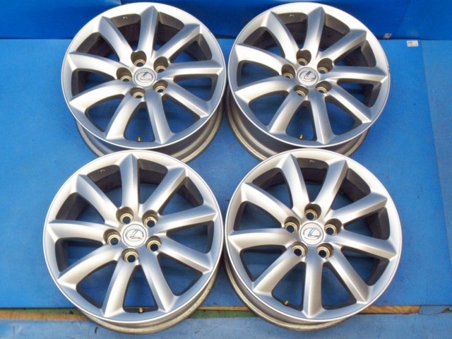 レクサス LS UVF45 前期 純正 18インチ 18X7.5J +32 PCD120 ホイール 4本 (g071321)_画像1