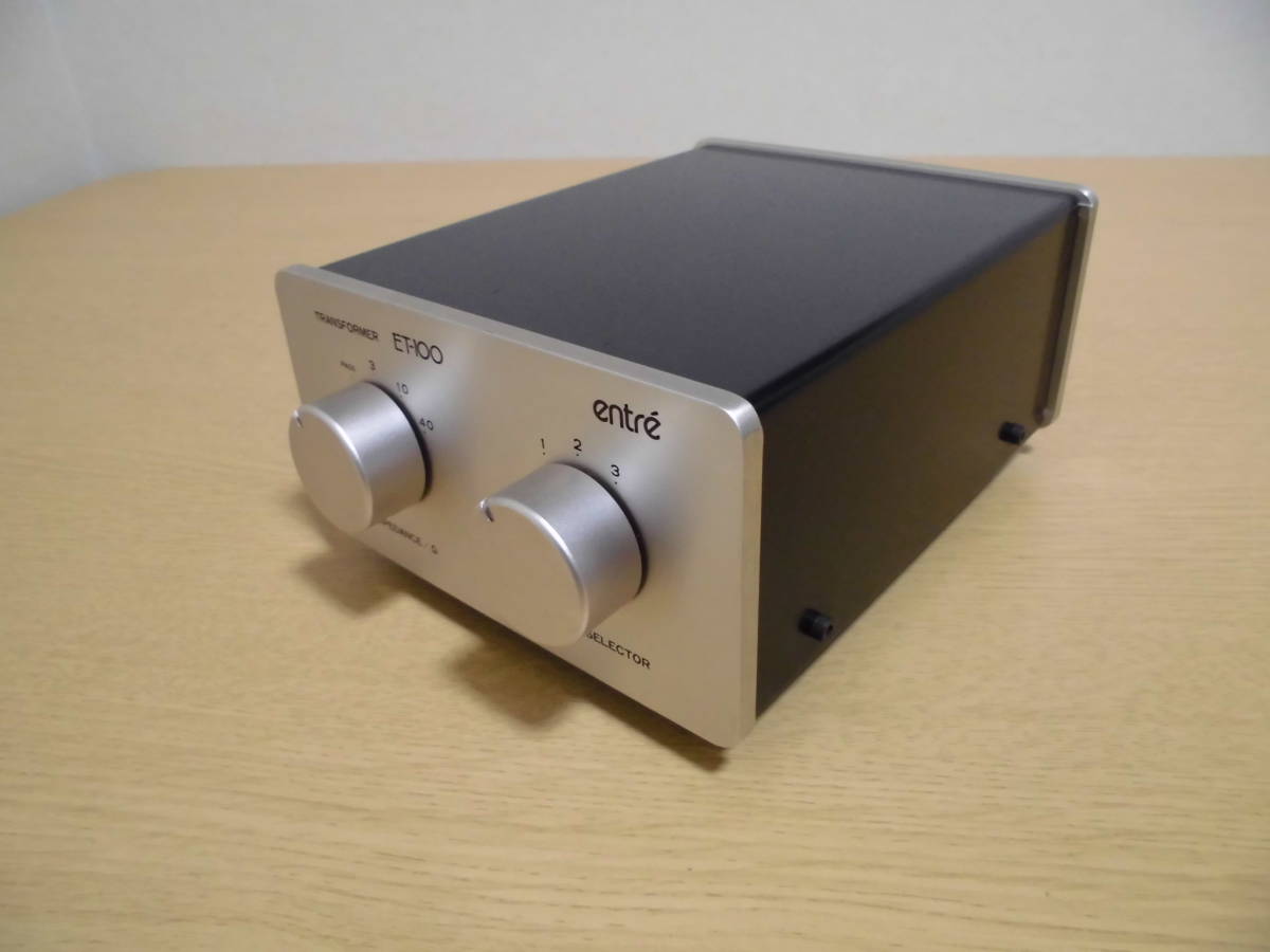entre アントレー ET-100 MC昇圧トランス - オーディオ機器 entre アントレー ET-100 MC昇圧トランス - オーディオ機器