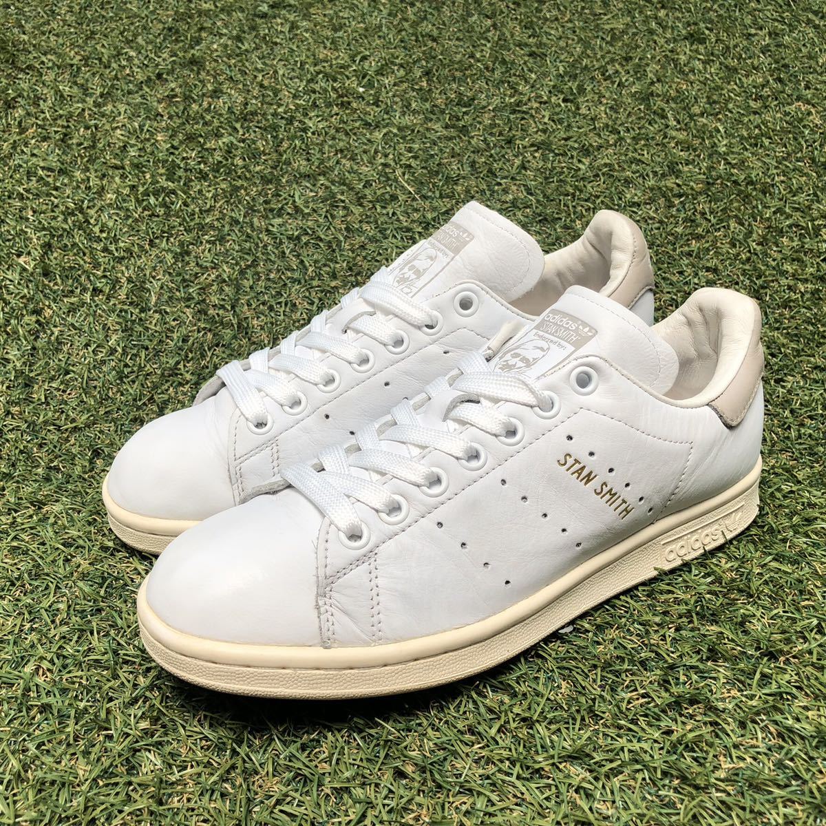 美品24 adidas STANSMISTH アディダス スタンスミス H566_画像4