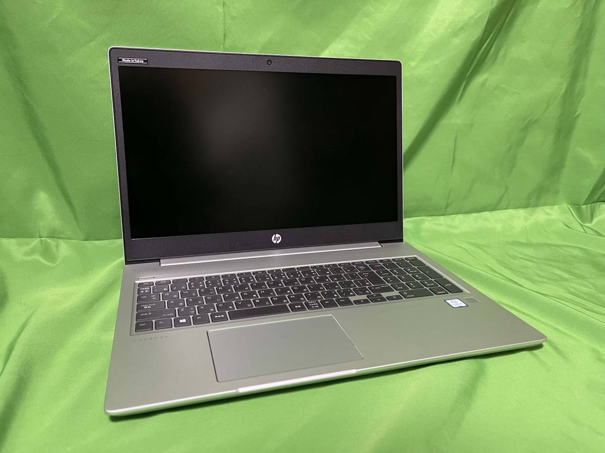 バッテリー欠品 hp ProBook 450 G6 i3-8145U/DDR4 8GB/128GB SSD