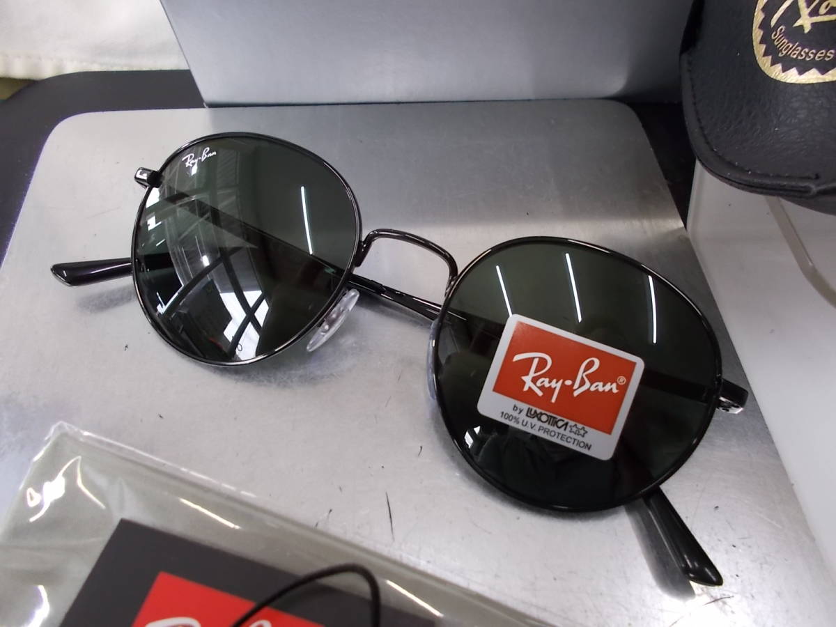 レイバン RayBan ラウンド ボストン サングラス RB3681-002/71-50size