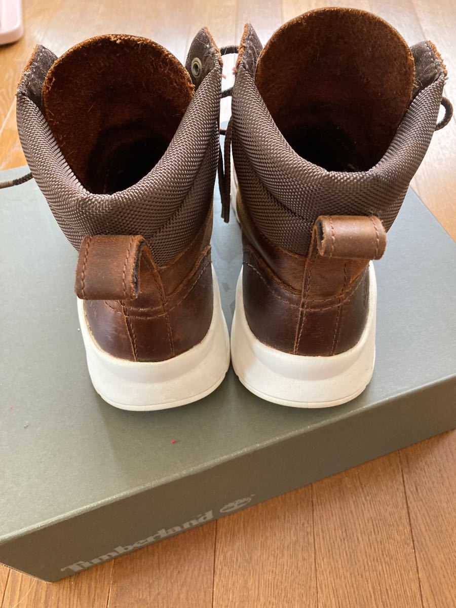 超美品です!TIMBERLAND 6IN 表皮革使用 ダークブラウン ミリタリー
