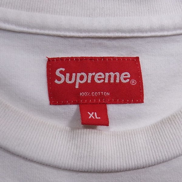 Supreme Small Box Logo L/S Tee White XL シュプリーム スモールボックスロゴ Tシャツ ホワイト_画像3