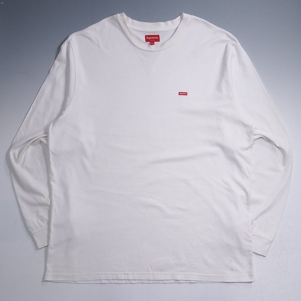 Supreme Small Box Logo L/S Tee White XL シュプリーム スモールボックスロゴ Tシャツ ホワイト_画像1