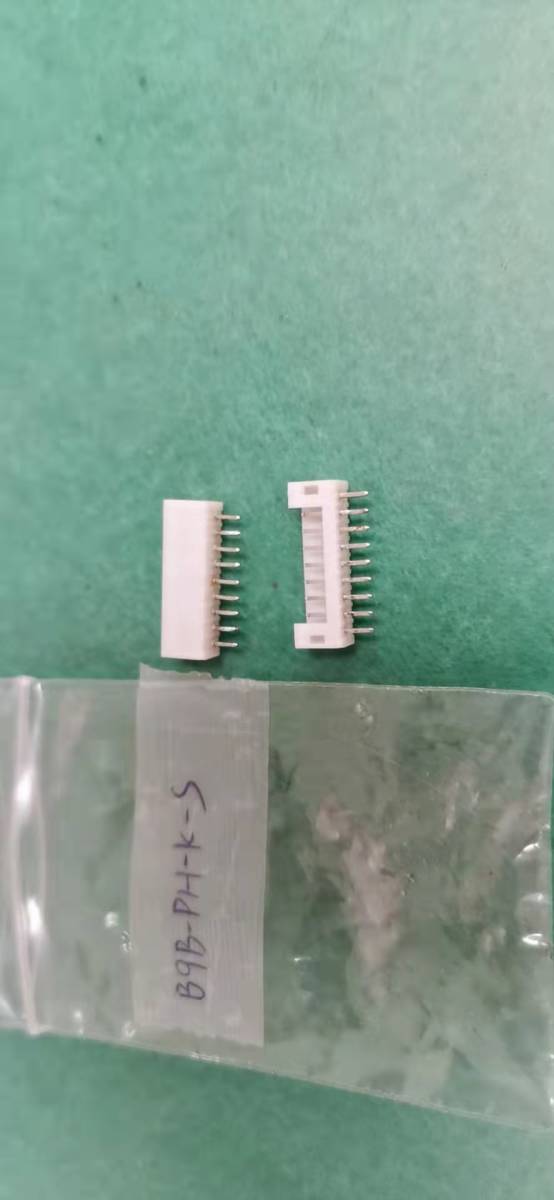 JST 基板接続用ピンヘッダ 9極 2.0mm 1列 B9B-PH-K-S(LF)(SN)、2個セット_画像1