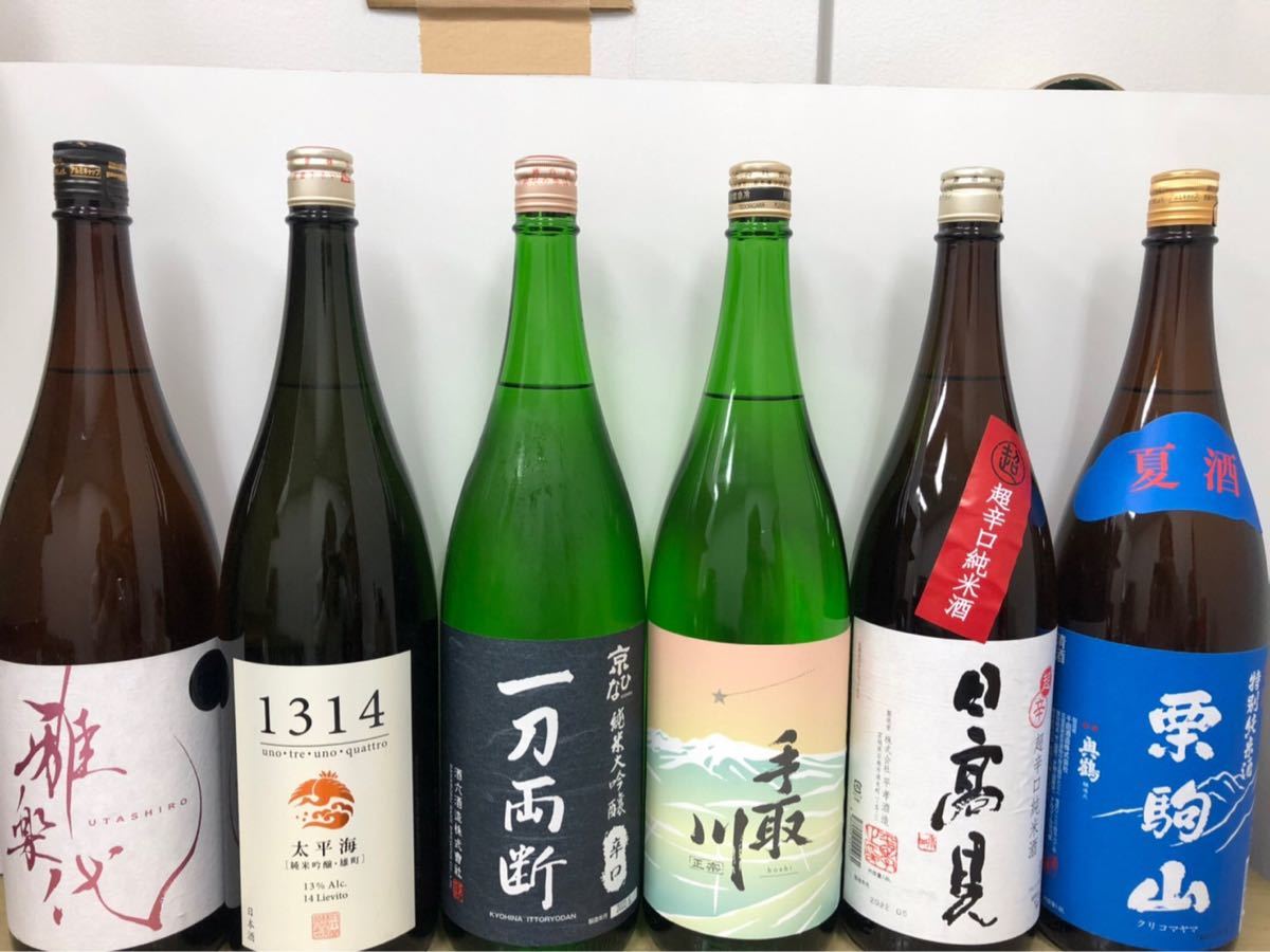 日本酒 一升瓶 6本セット - tbss.pk