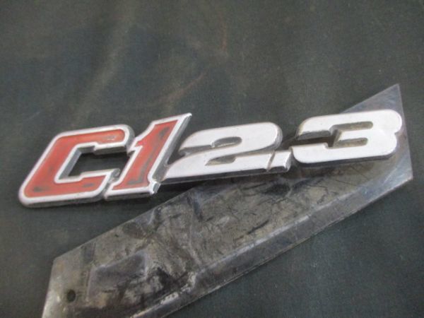 #BMW ALPINA C1 2.3 Alpina emblem used parts taking equipped Mark badge Logo front grille E21 E30 C2 2.6 B6 2.7 2.8 Nicole #