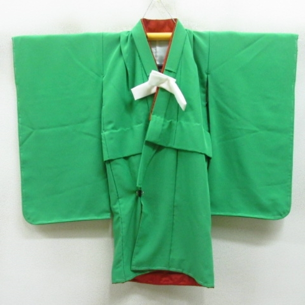 * kimono 10* 1 jpy .. child kimono The Seven-Five-Three Festival for girl 3 -years old for plain underskirt *. cloth set . length 76cm.42.5cm [ including in a package possible ] ***