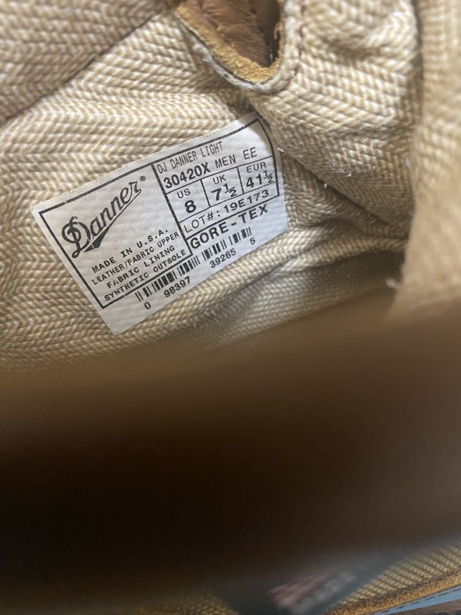 良品☆美品☆白タグ Danner ダナーライト ブーツ 30420Xゴアテックス