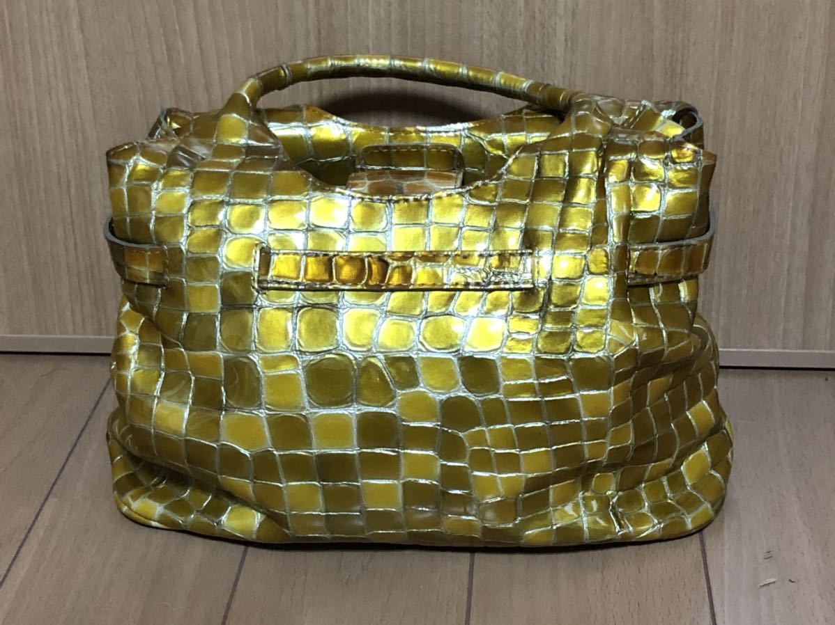 COCCO FIORE コッコフィオーレ　鞄　かばん　バッグ　ハンドバッグ　縦　約20cm 横　約30cm 幅　約12cm_画像2