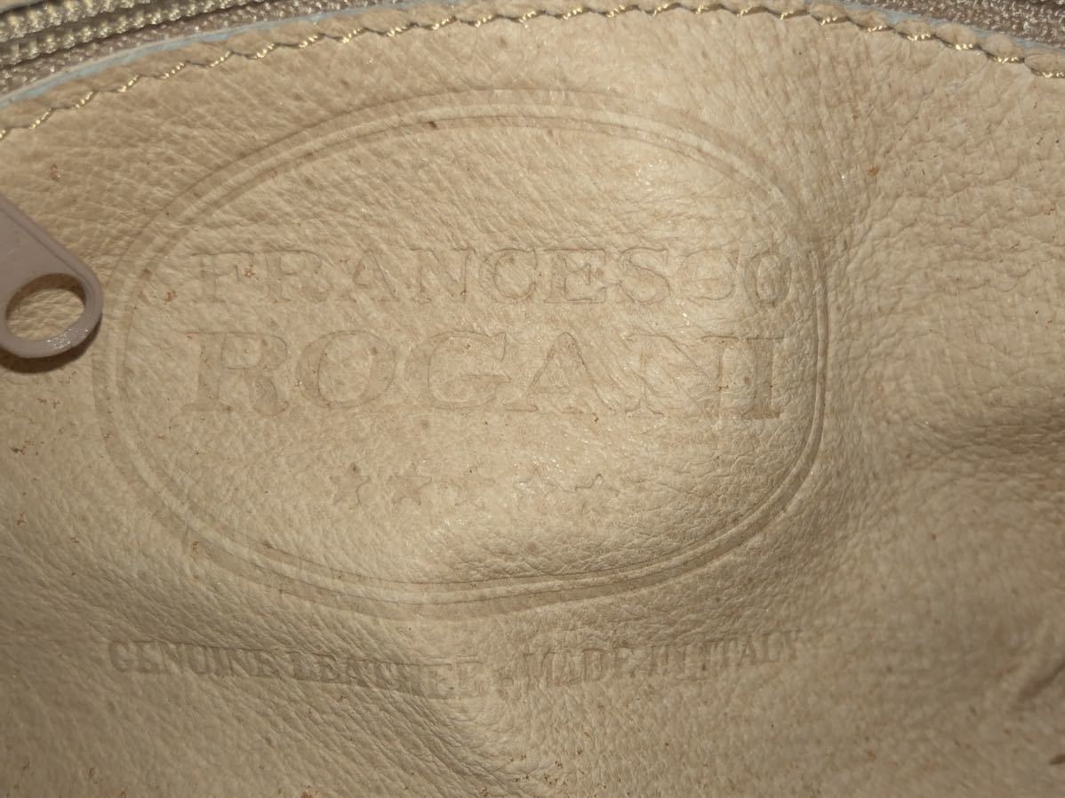 FRANCESCO フランチェスコ　MADE IN ITALY 鞄　かばん　バッグ　ミニバッグ　縦 約11cm 横　約13cm 幅 約5cmショルダーバッグ_画像5