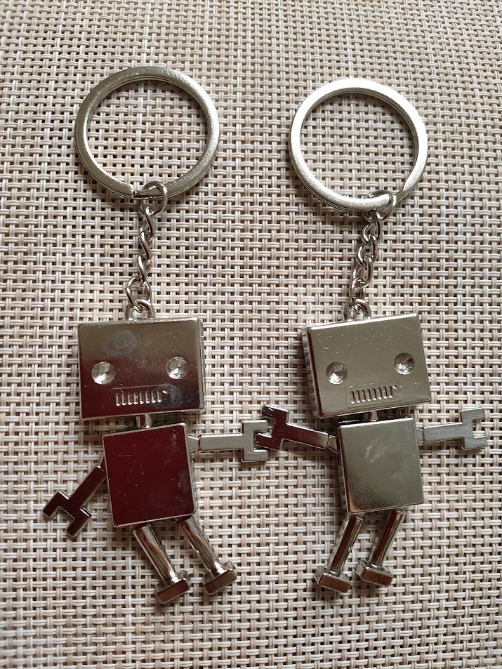 メーカー直送】 レトロロボットキーホルダーシルバー agapeeurope.org