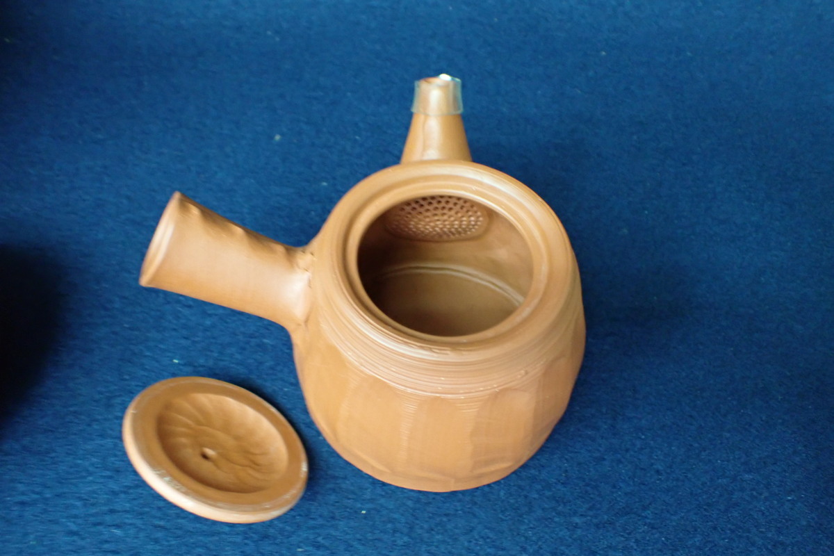 ☆060432 煎茶道具 常滑焼 杉江木仙 朱泥茶器 共箱 ☆ product details
