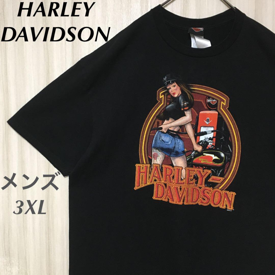 商店 Harley Davidson Tシャツ ハーレーガール 水着 ビッグサイズ
