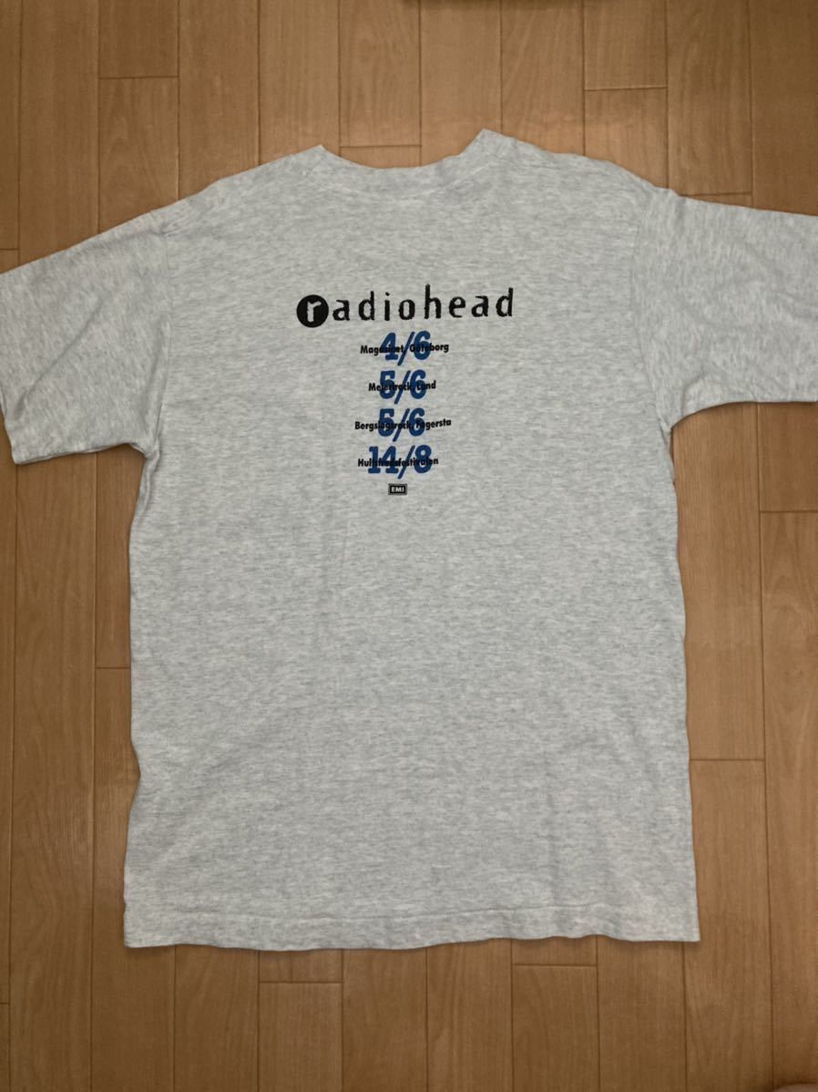 Radioheadre Dio head 90s fruit of the loom USA производства короткий рукав футболка nirvana