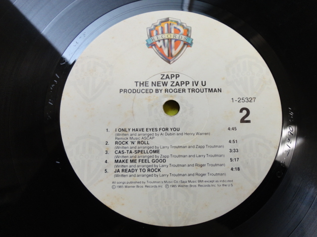 Zapp / The New Zapp IV U シュリンク付 オリジナル盤 US LP 最高名盤 Computer Love / It Doesn't Really Matter 収録　視聴_画像4