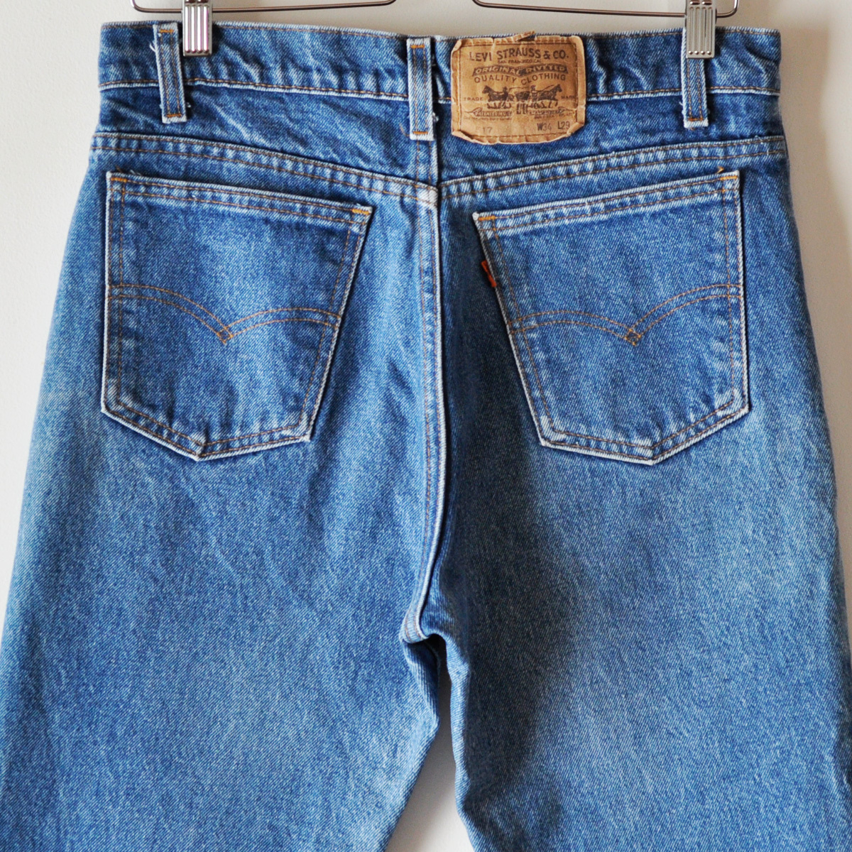 90s Levis 517 Levi's Denim boots cut pants jeans W34 W82cm USA made orange tab/ Vintage 00s 70shipi- flair 