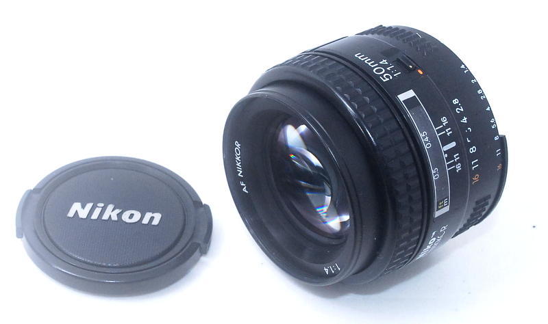 ★美品★ NIKON ニコン AF NIKKOR 50mm 1:1.4 AF単焦点レンズ #002775_画像1