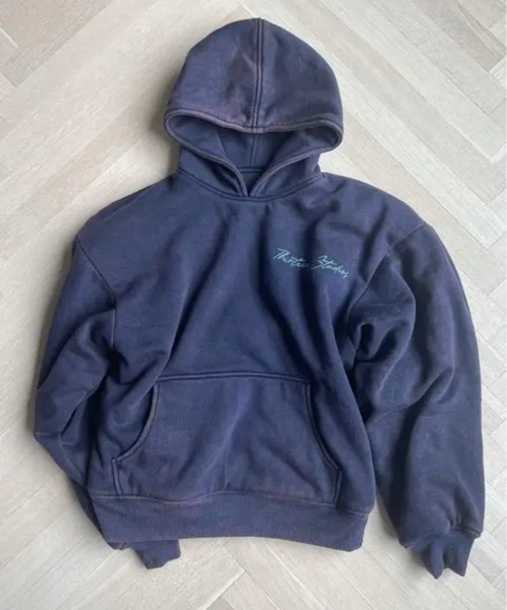 Thirteen studios Reversible Hoodie Lサイズ　 スウェットパーカー