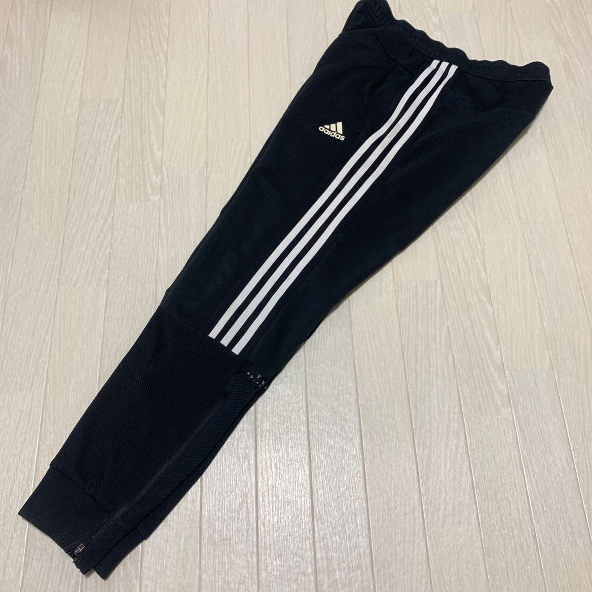 USED】adidas アディダス トラックパンツ メンズMサイズ ブラック